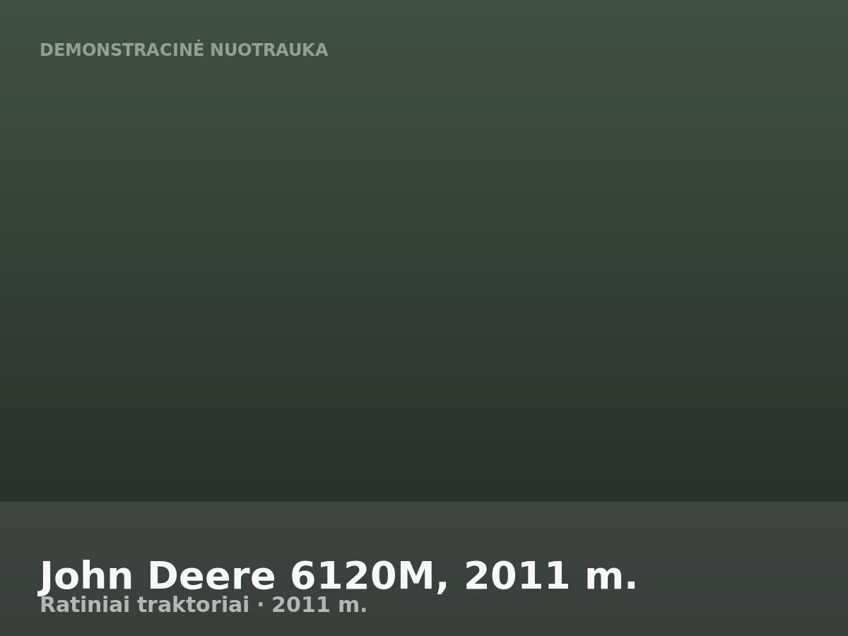 John Deere 6120M, 2011 m.
