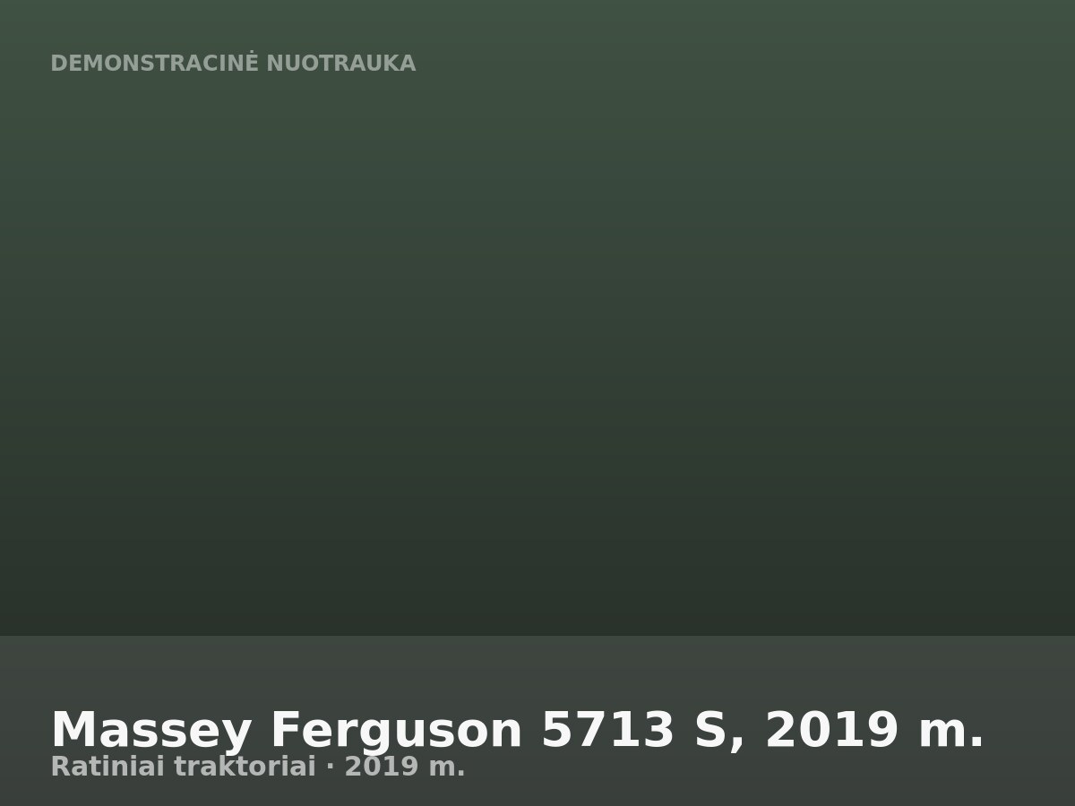 Massey Ferguson 5713 S, 2019 m.