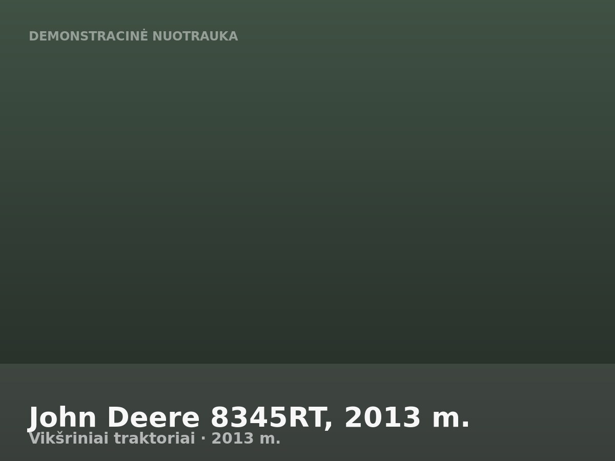 John Deere 8345RT, 2013 m.