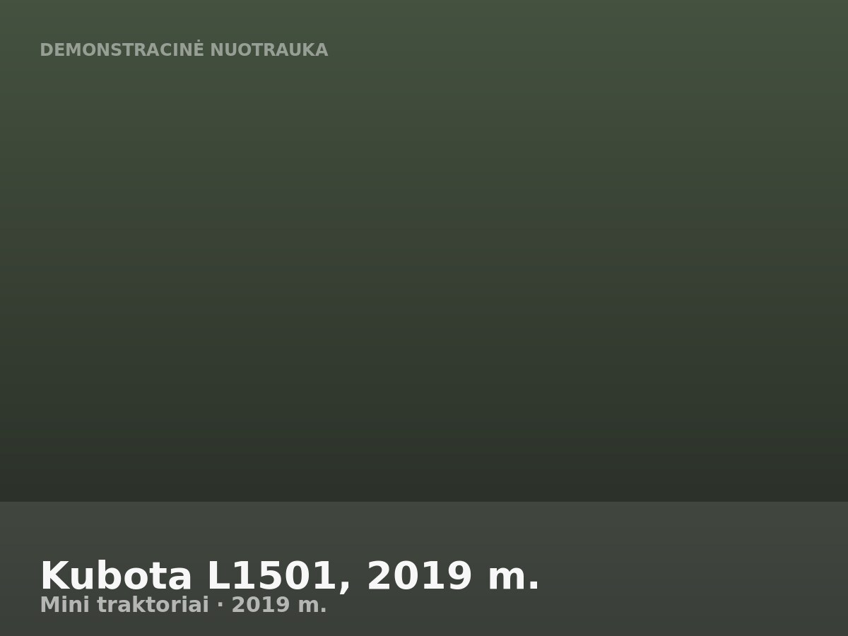 Kubota L1501, 2019 m.