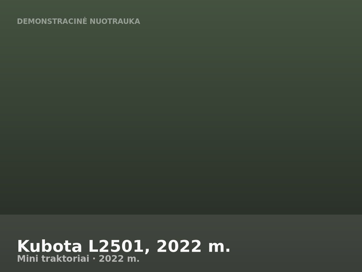Kubota L2501, 2022 m.