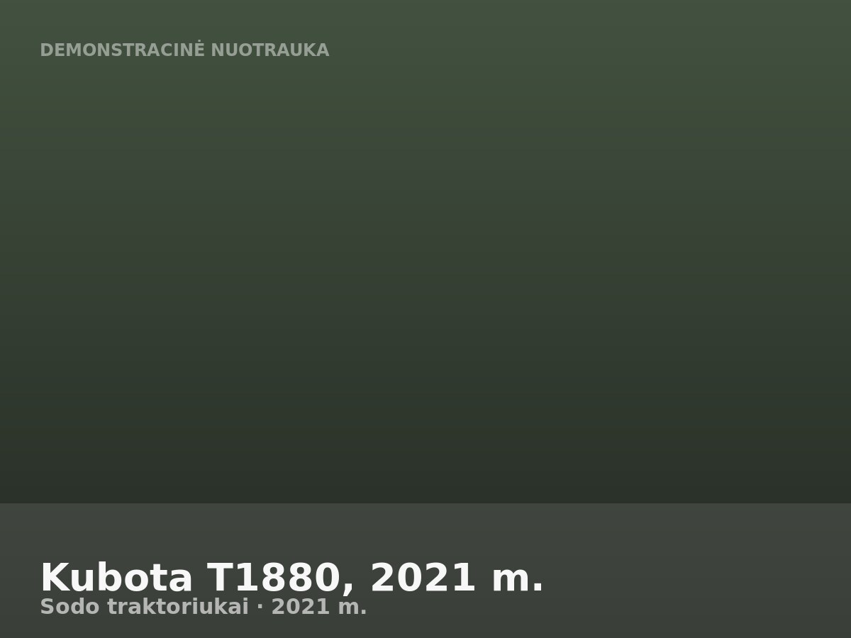 Kubota T1880, 2021 m.