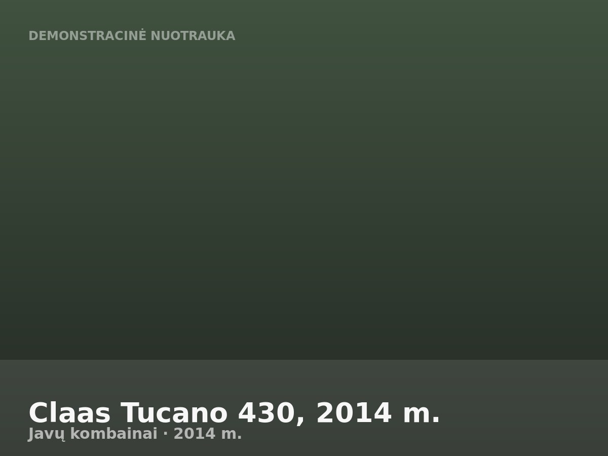 Claas Tucano 430, 2014 m.