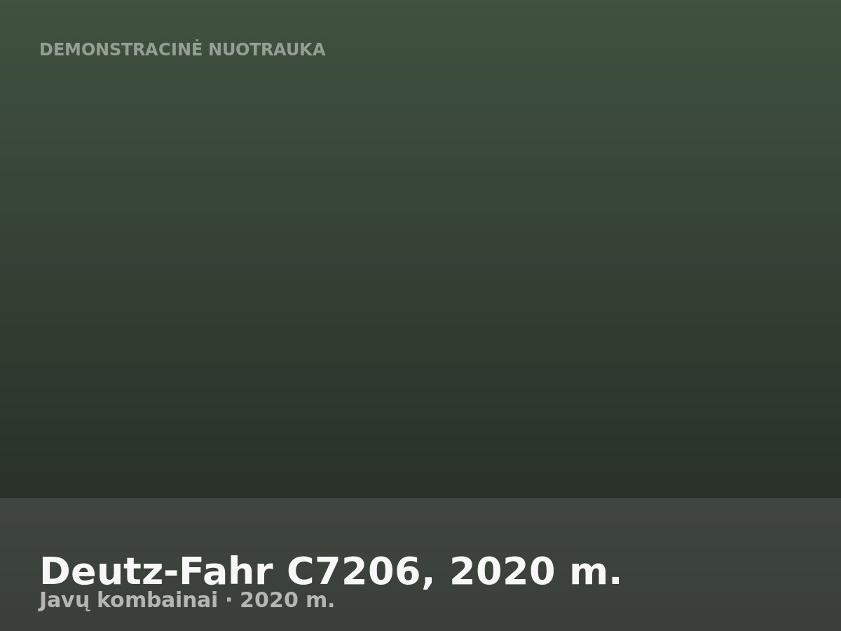Deutz-Fahr C7206, 2020 m.