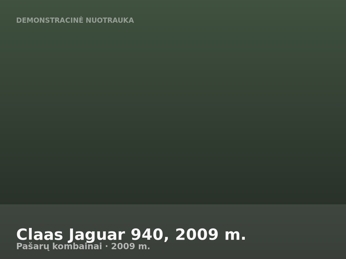 Claas Jaguar 940, 2009 m.