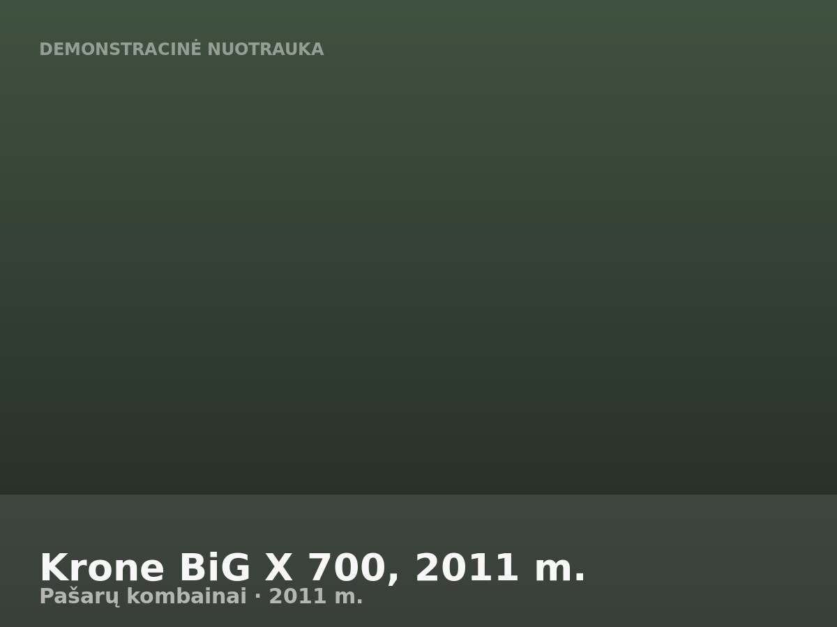 Krone BiG X 700, 2011 m.
