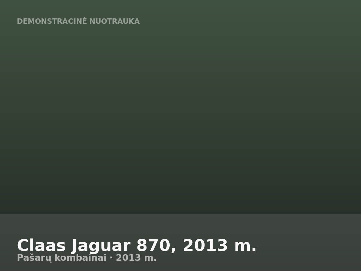 Claas Jaguar 870, 2013 m.