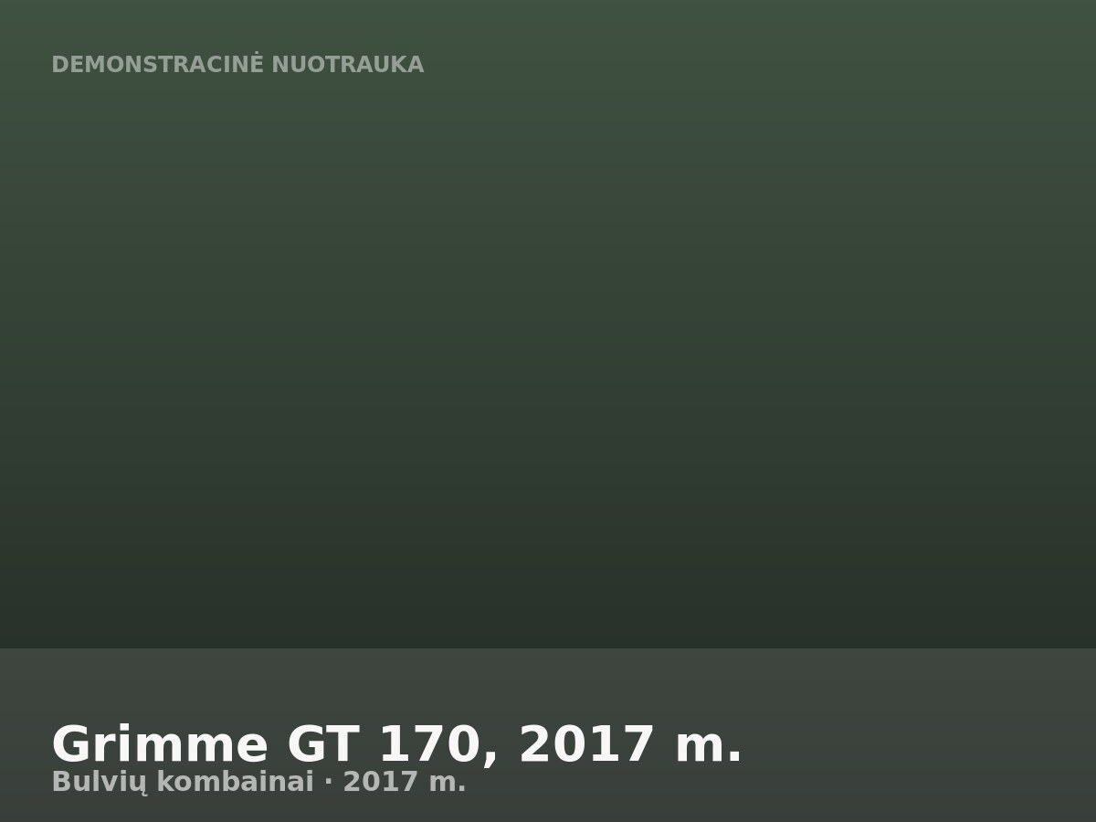 Grimme GT 170, 2017 m.