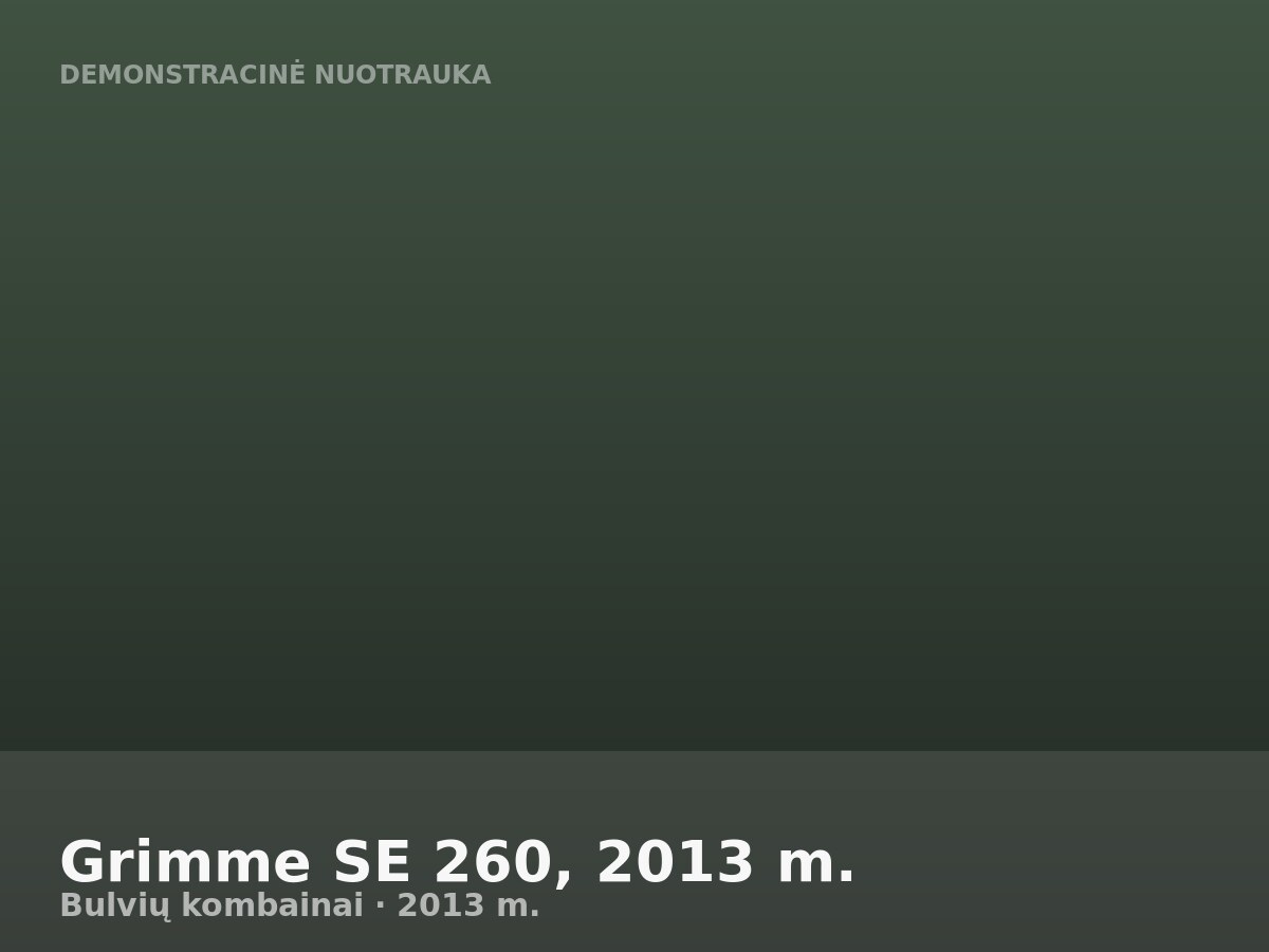 Grimme SE 260, 2013 m.