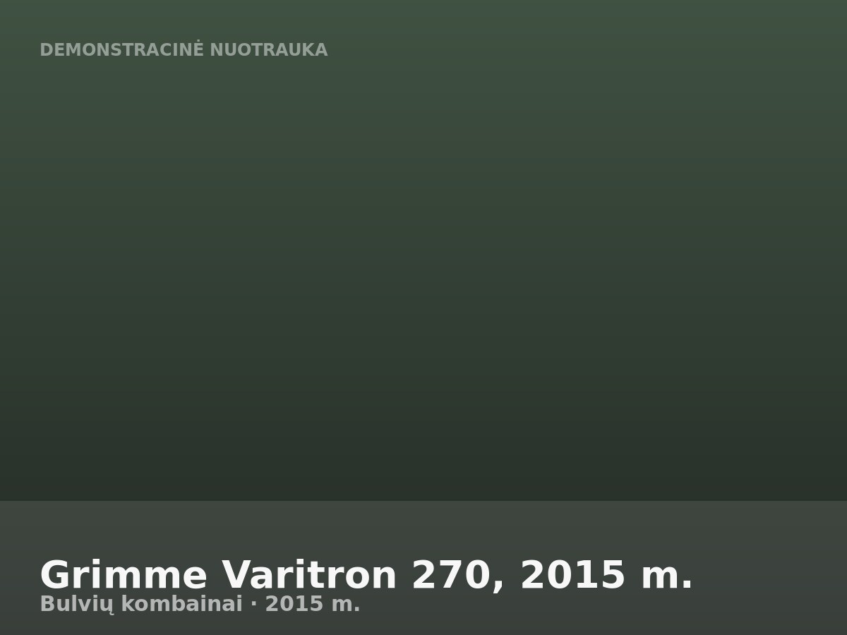 Grimme Varitron 270, 2015 m.