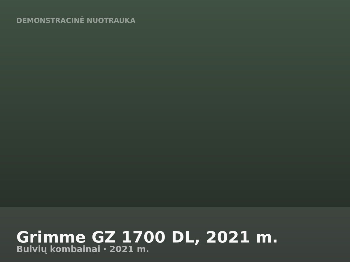 Grimme GZ 1700 DL, 2021 m.