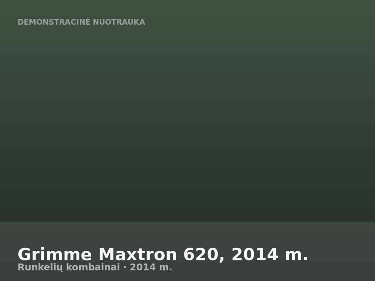 Grimme Maxtron 620, 2014 m.