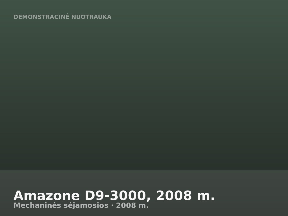 Amazone D9-3000, 2008 m.