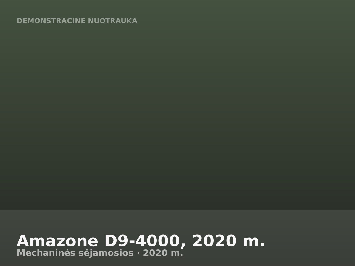 Amazone D9-4000, 2020 m.