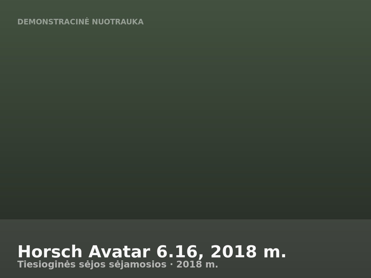 Horsch Avatar 6.16, 2018 m.