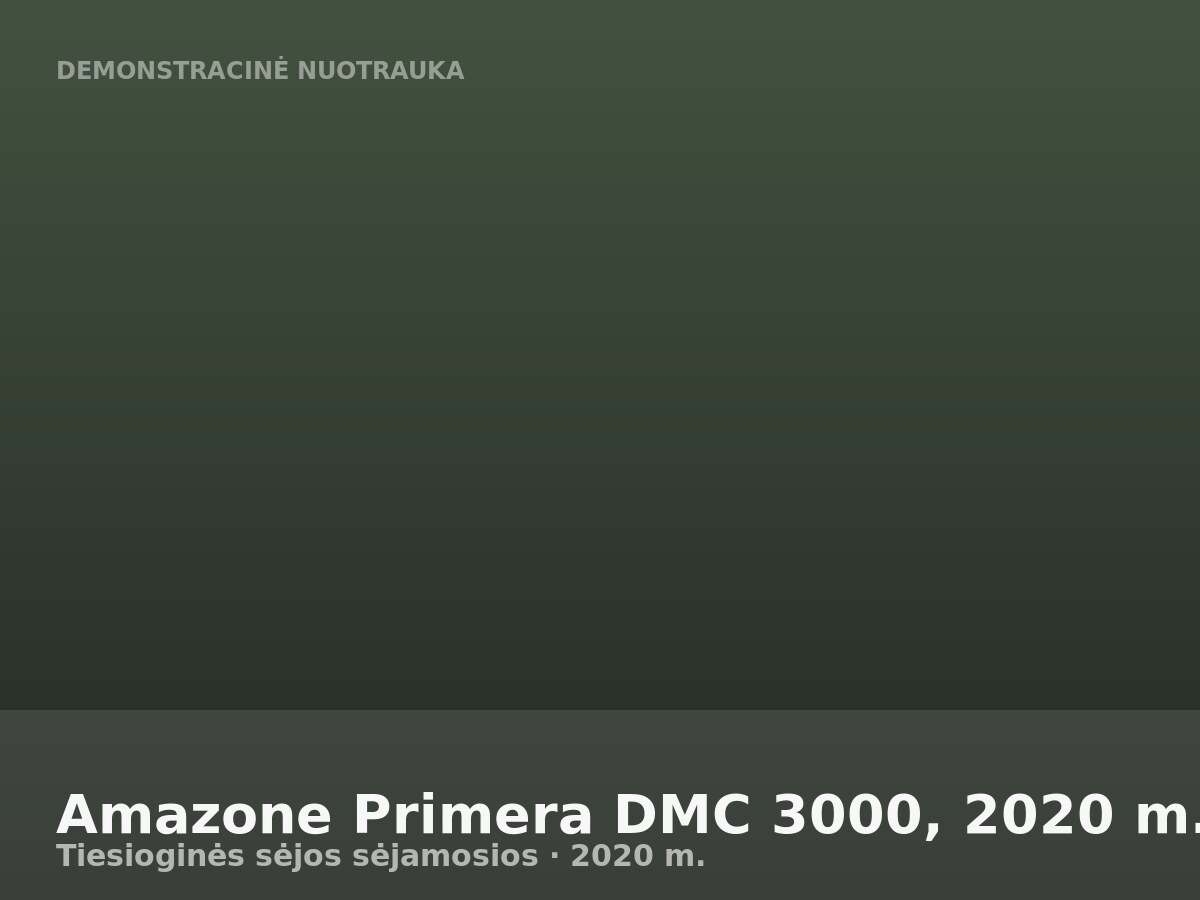 Amazone Primera DMC 3000, 2020 m.