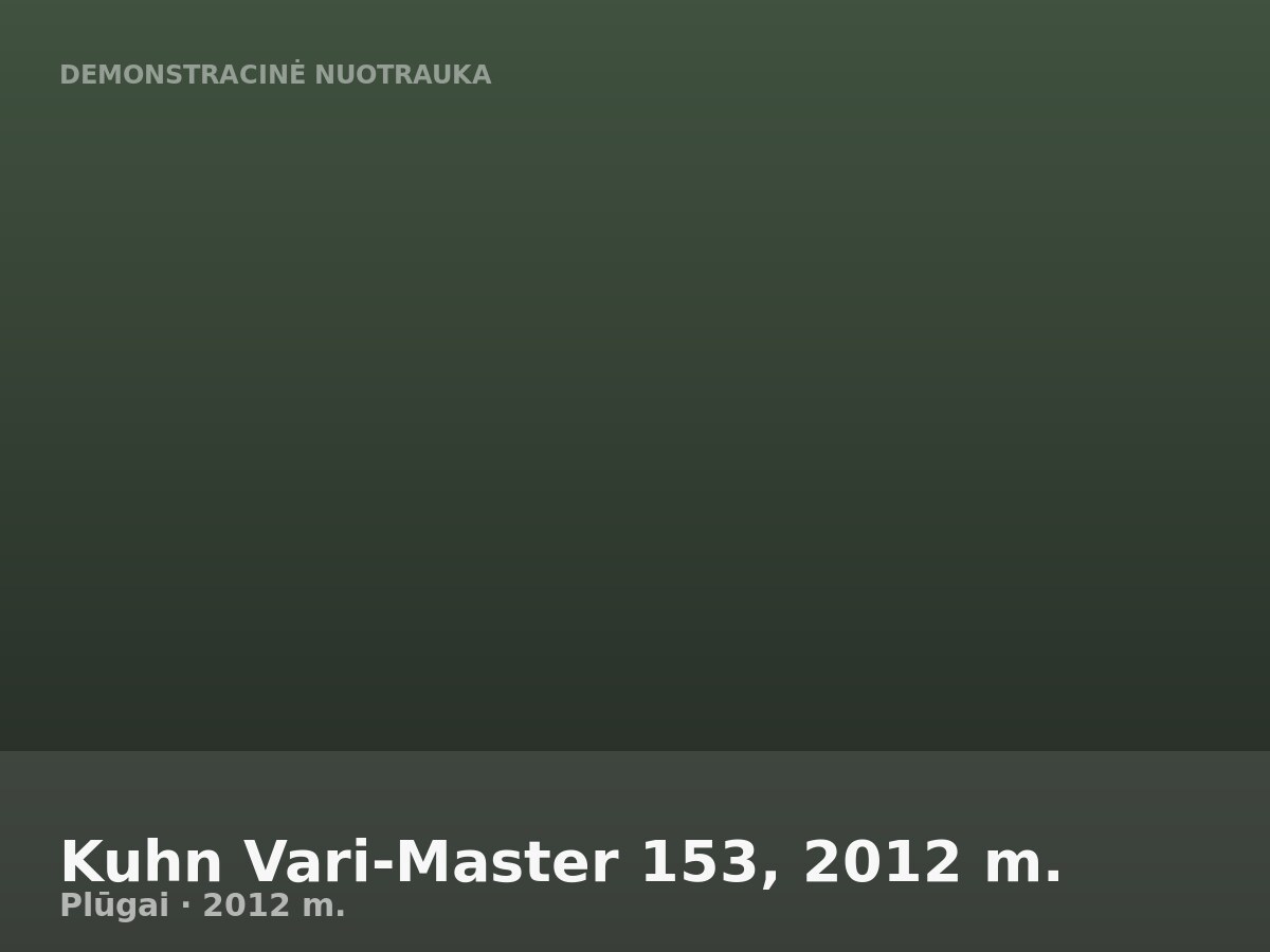 Kuhn Vari-Master 153, 2012 m.