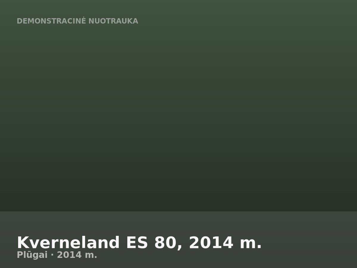Kverneland ES 80, 2014 m.