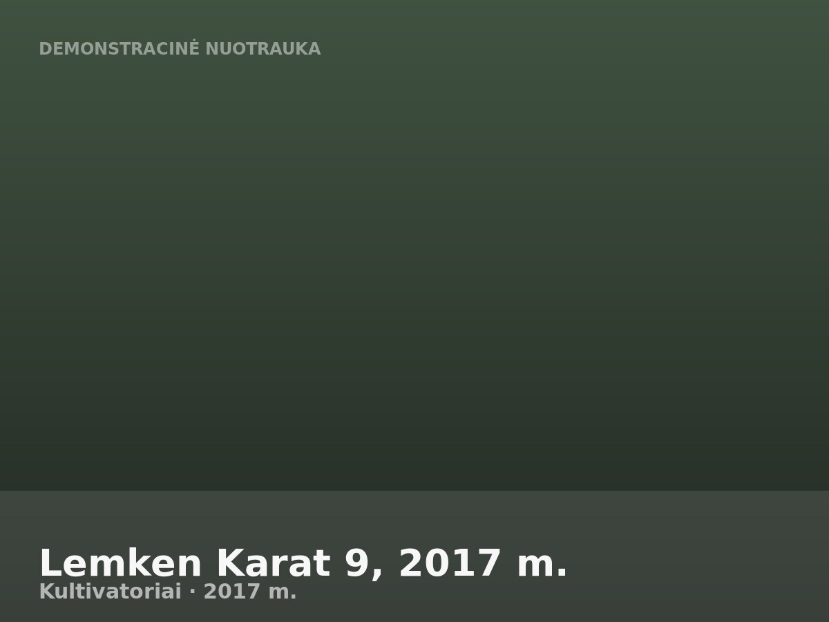 Lemken Karat 9, 2017 m.