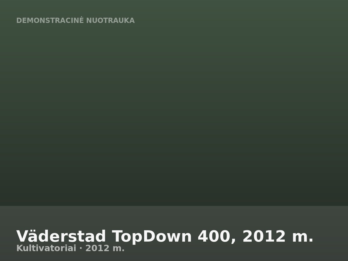 Väderstad TopDown 400, 2012 m.