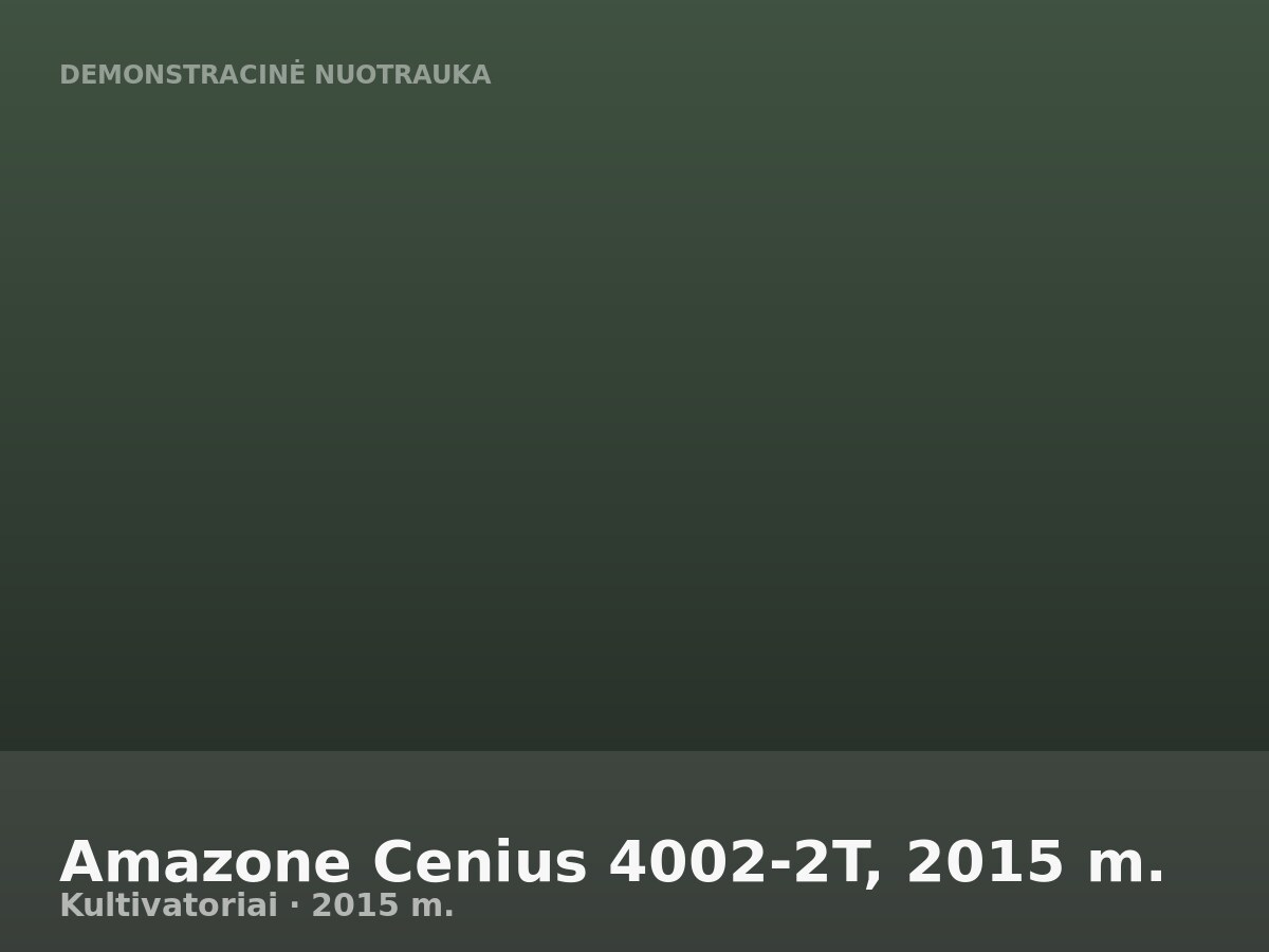 Amazone Cenius 4002-2T, 2015 m.