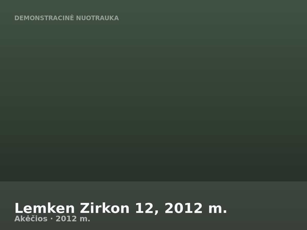 Lemken Zirkon 12, 2012 m.