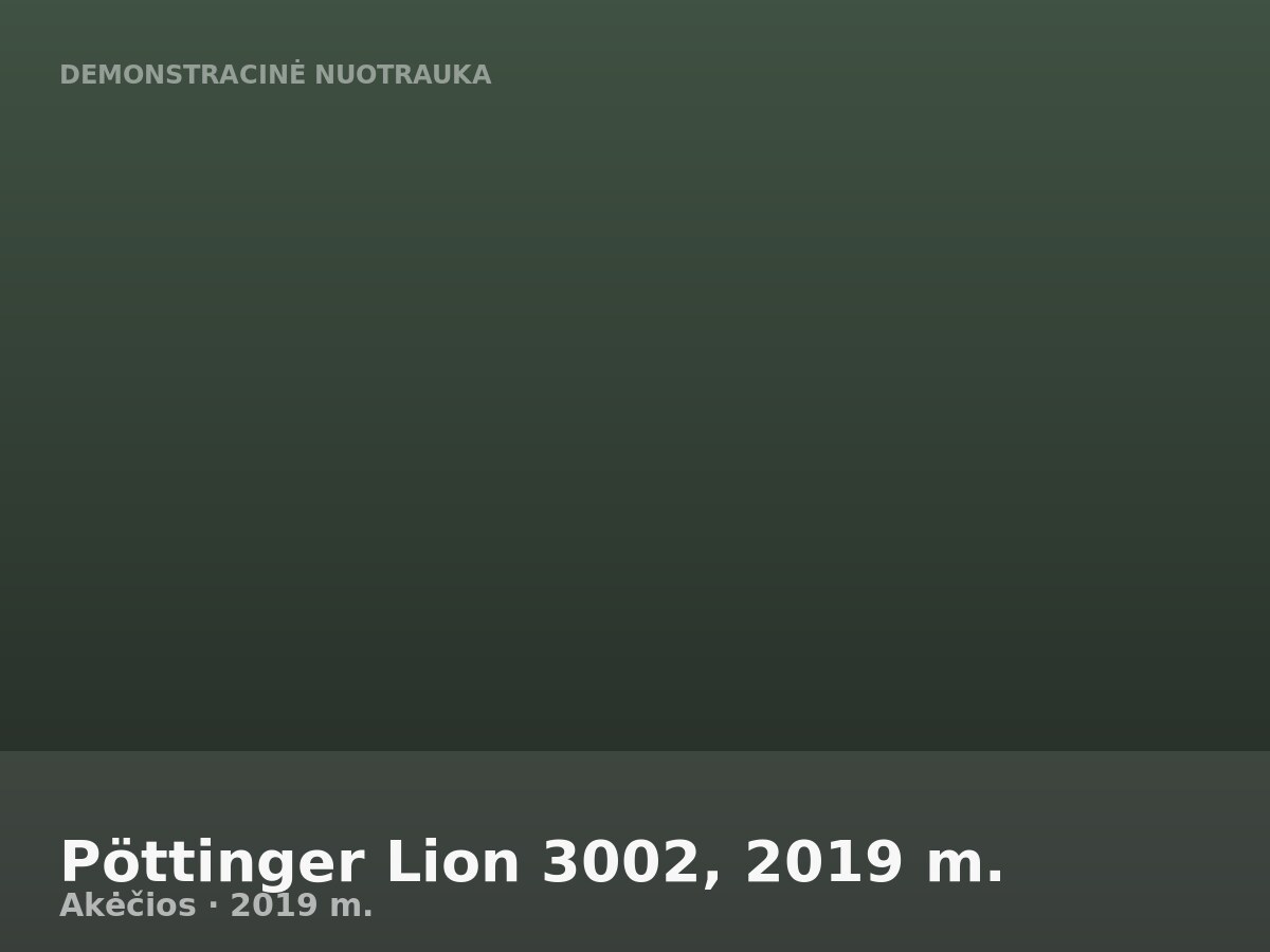 Pöttinger Lion 3002, 2019 m.