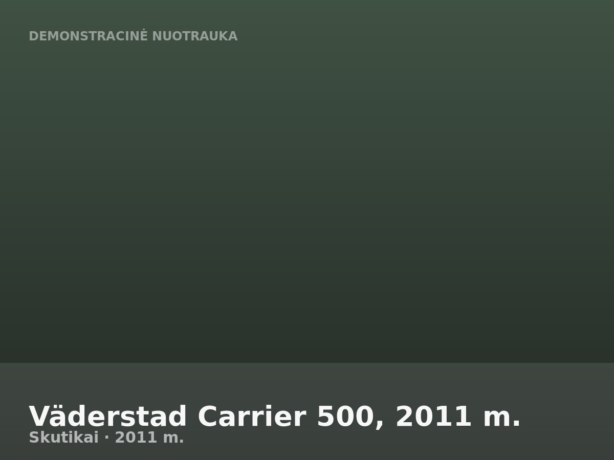 Väderstad Carrier 500, 2011 m.