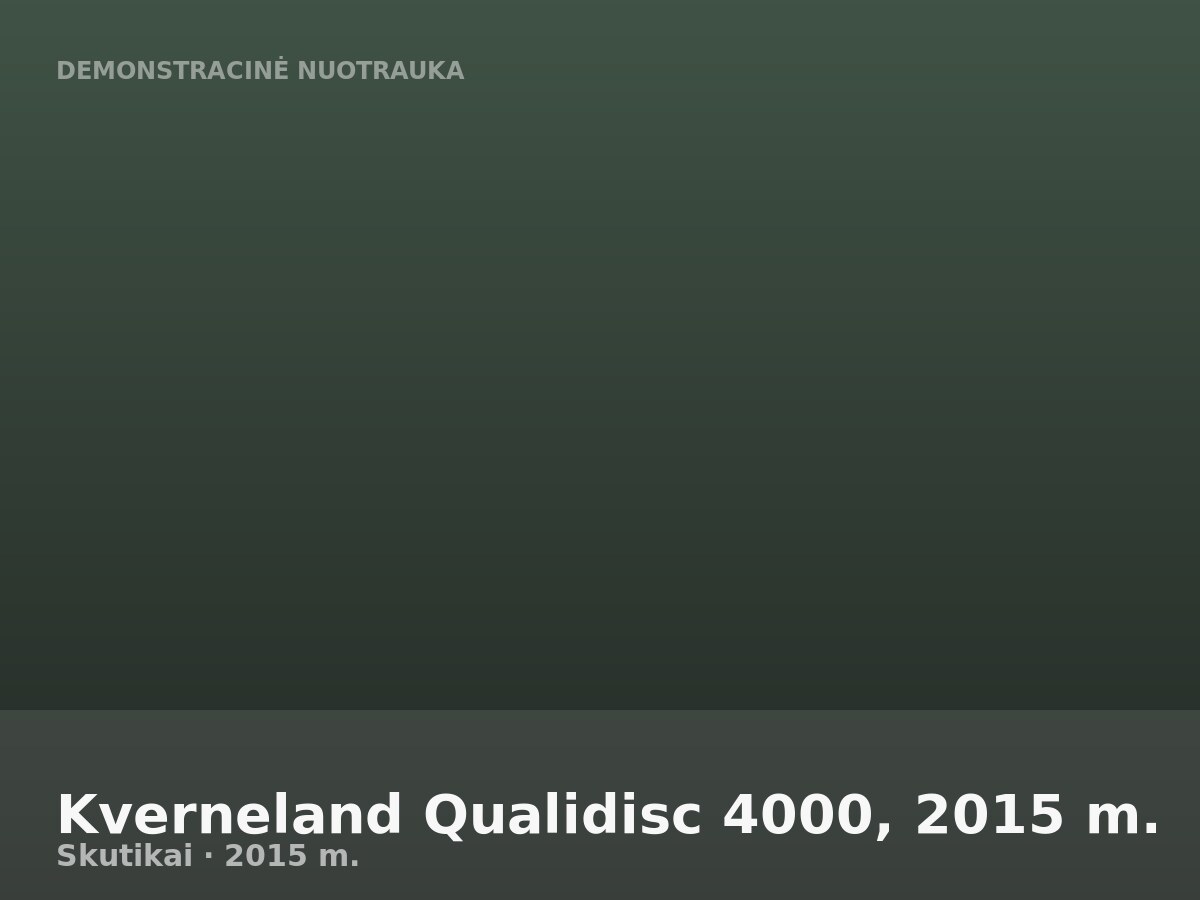 Kverneland Qualidisc 4000, 2015 m.