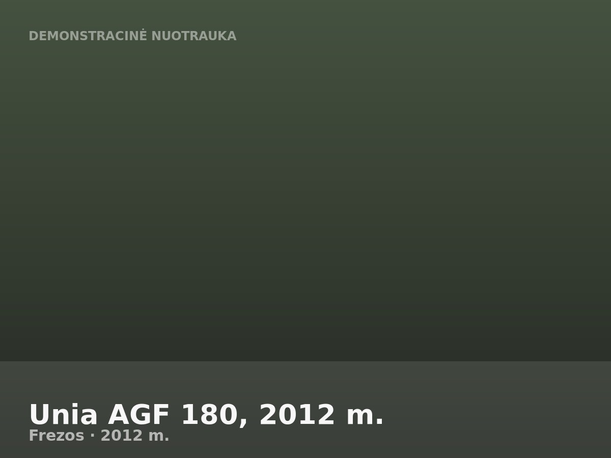 Unia AGF 180, 2012 m.