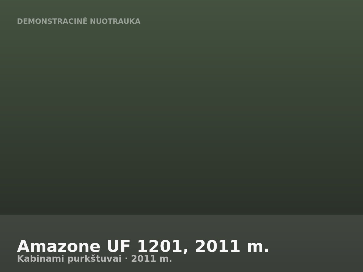 Amazone UF 1201, 2011 m.