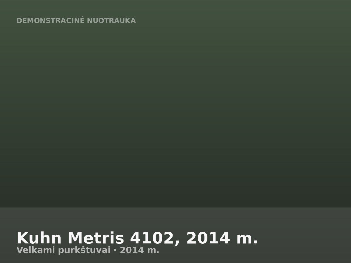 Kuhn Metris 4102, 2014 m.