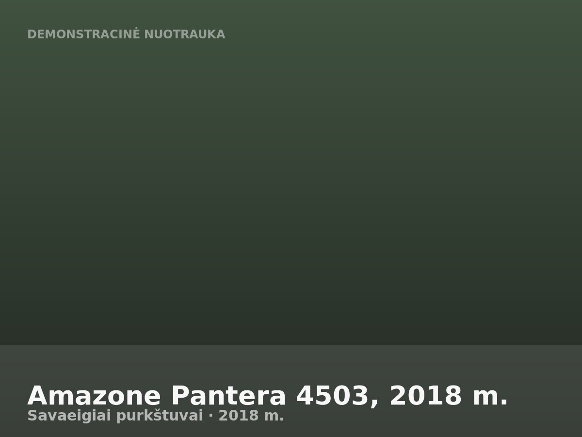 Amazone Pantera 4503, 2018 m.