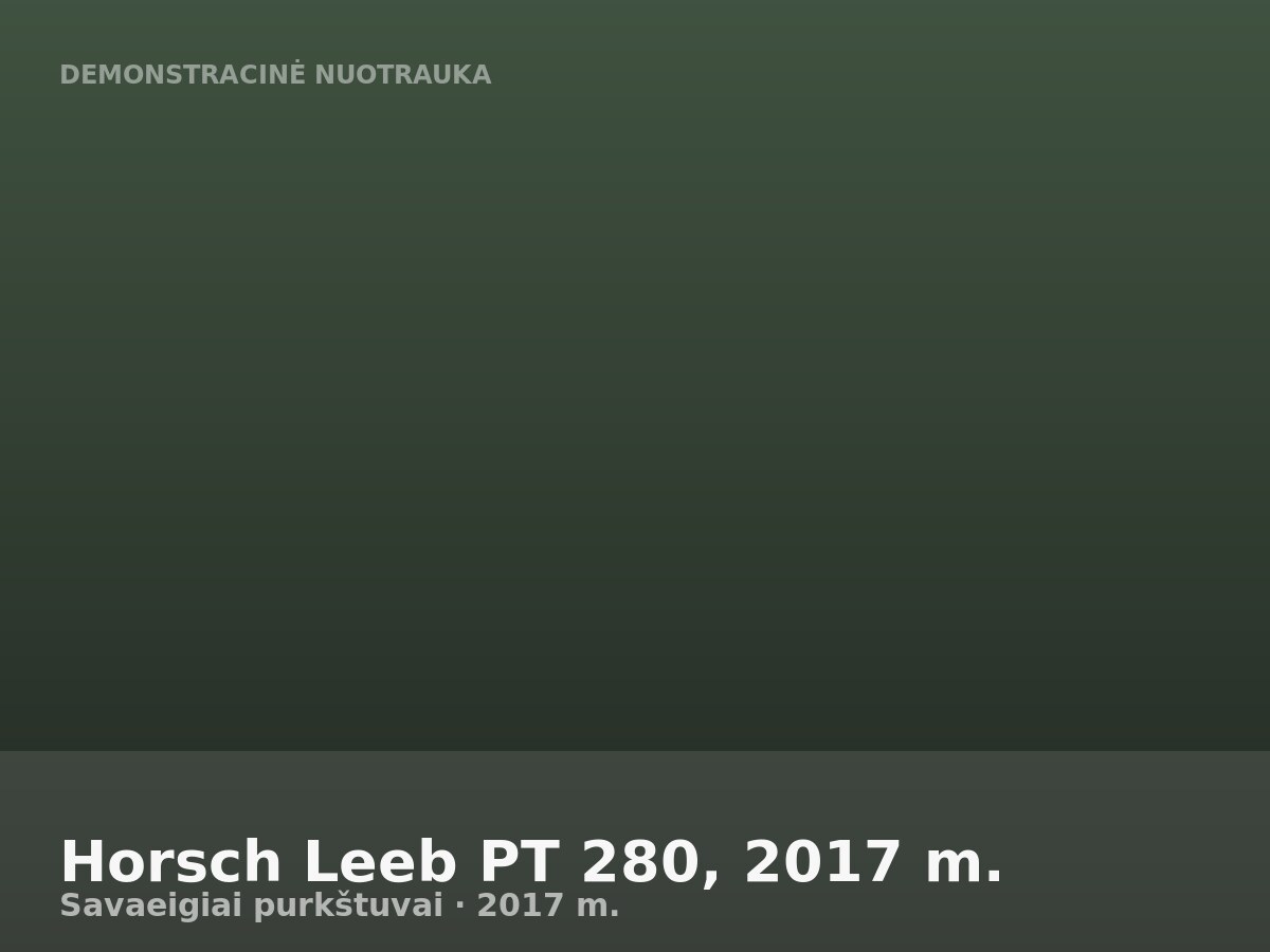 Horsch Leeb PT 280, 2017 m.