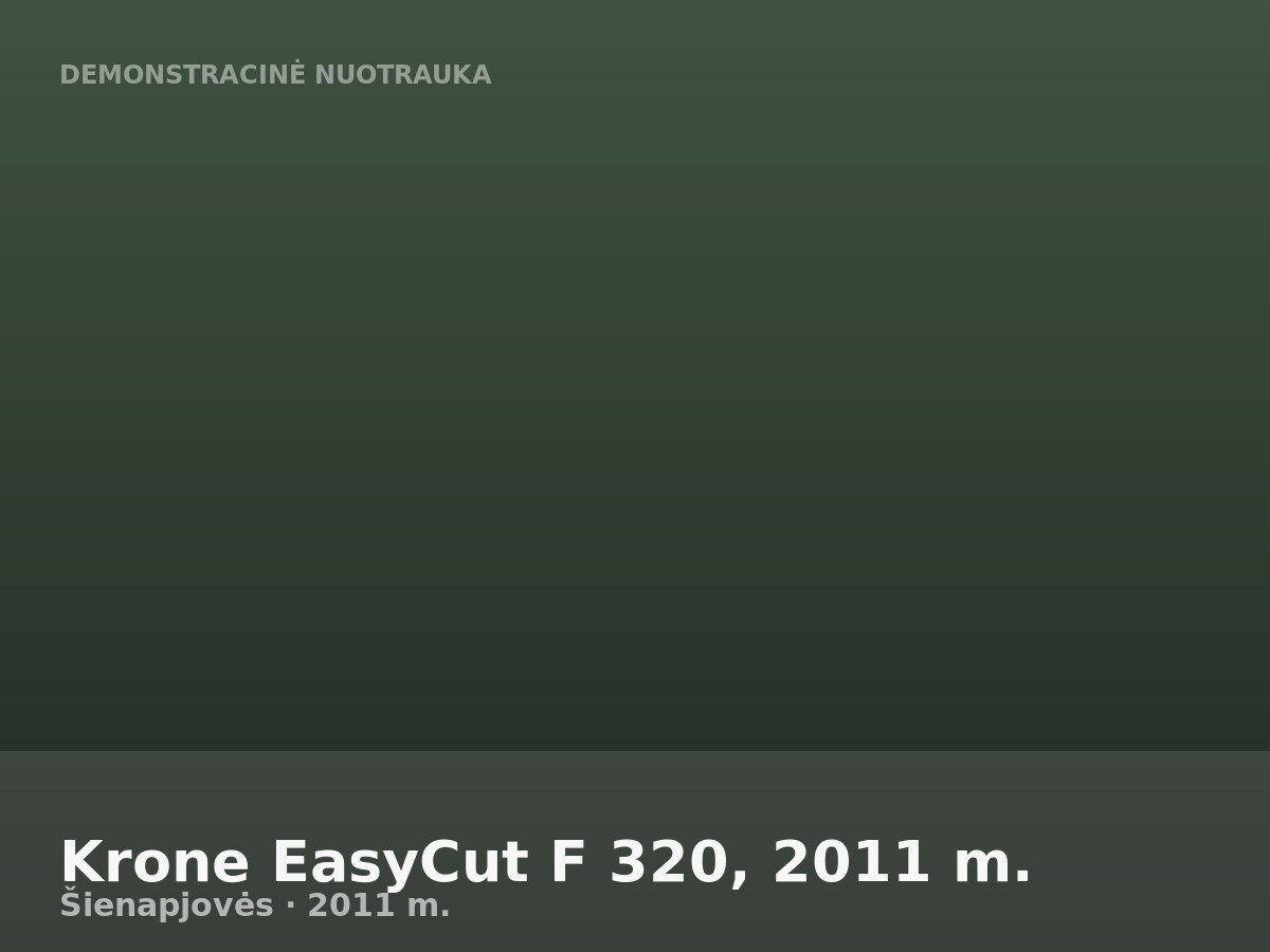Krone EasyCut F 320, 2011 m.