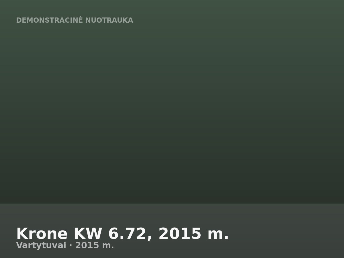 Krone KW 6.72, 2015 m.