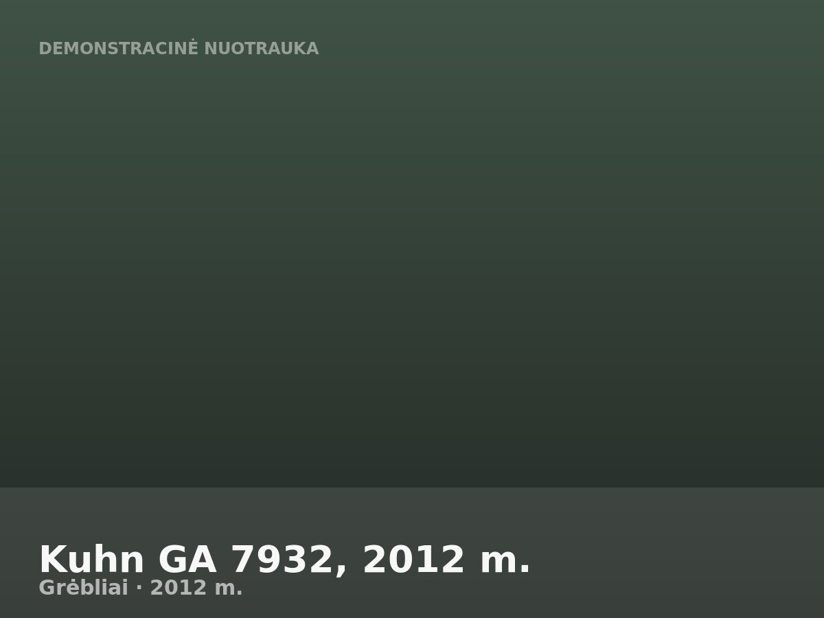 Kuhn GA 7932, 2012 m.
