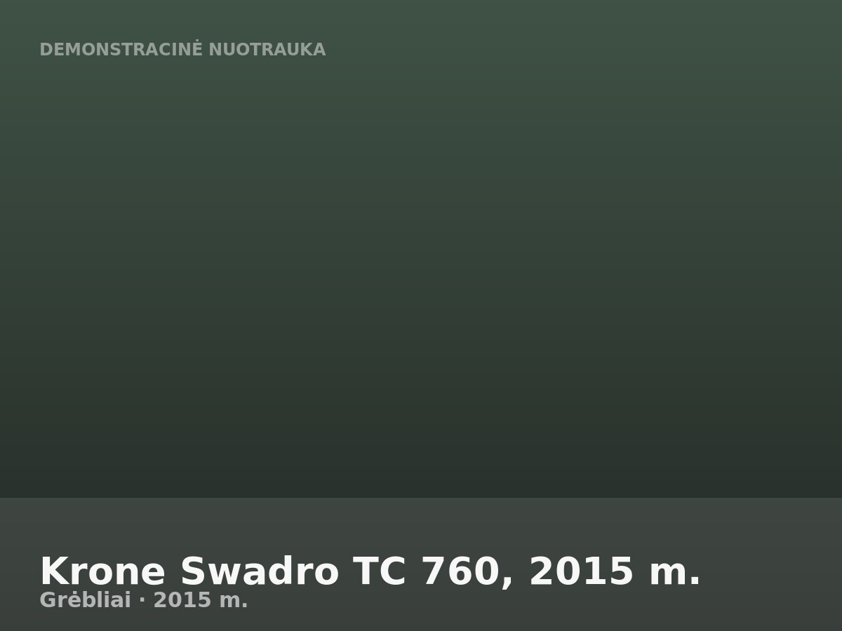 Krone Swadro TC 760, 2015 m.