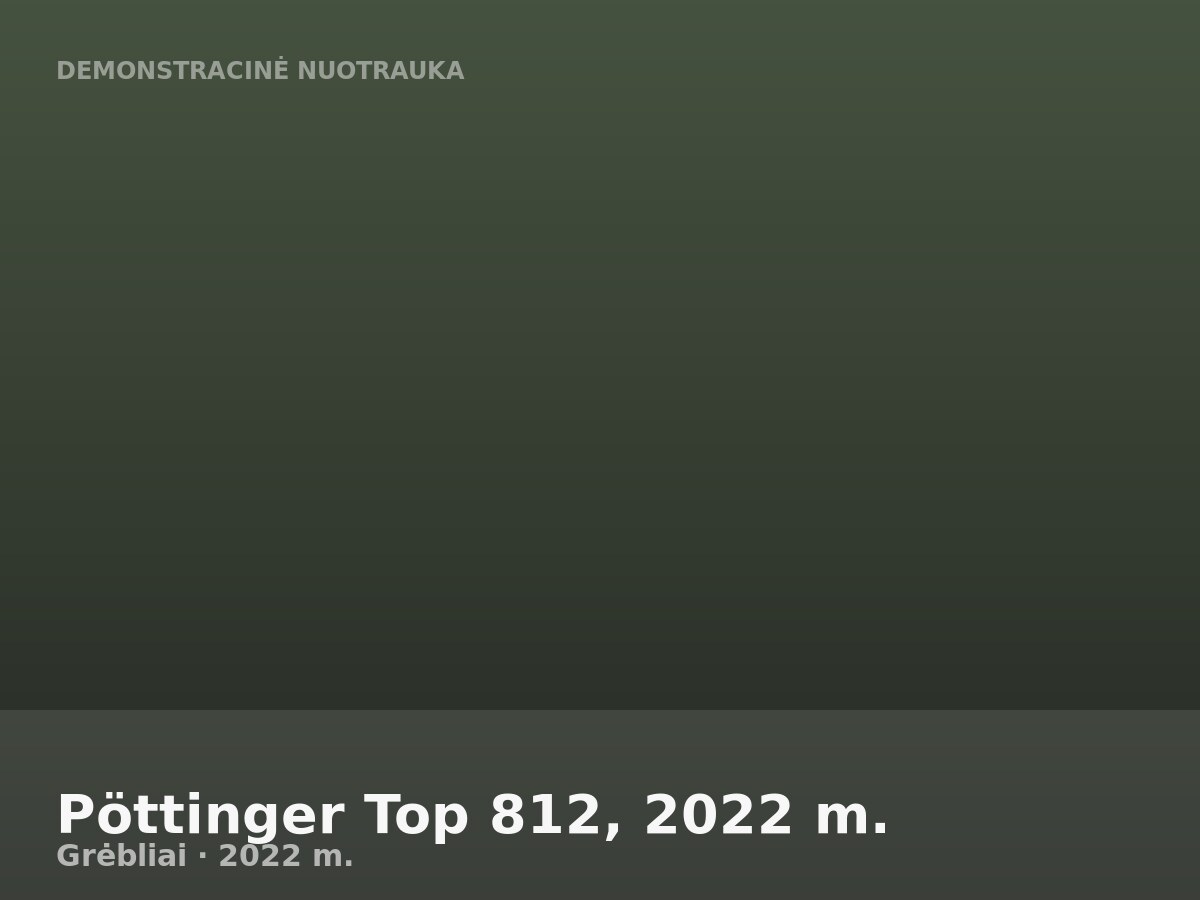 Pöttinger Top 812, 2022 m.