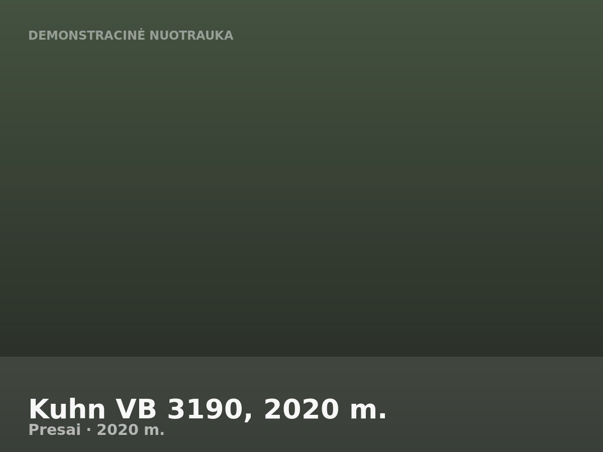 Kuhn VB 3190, 2020 m.