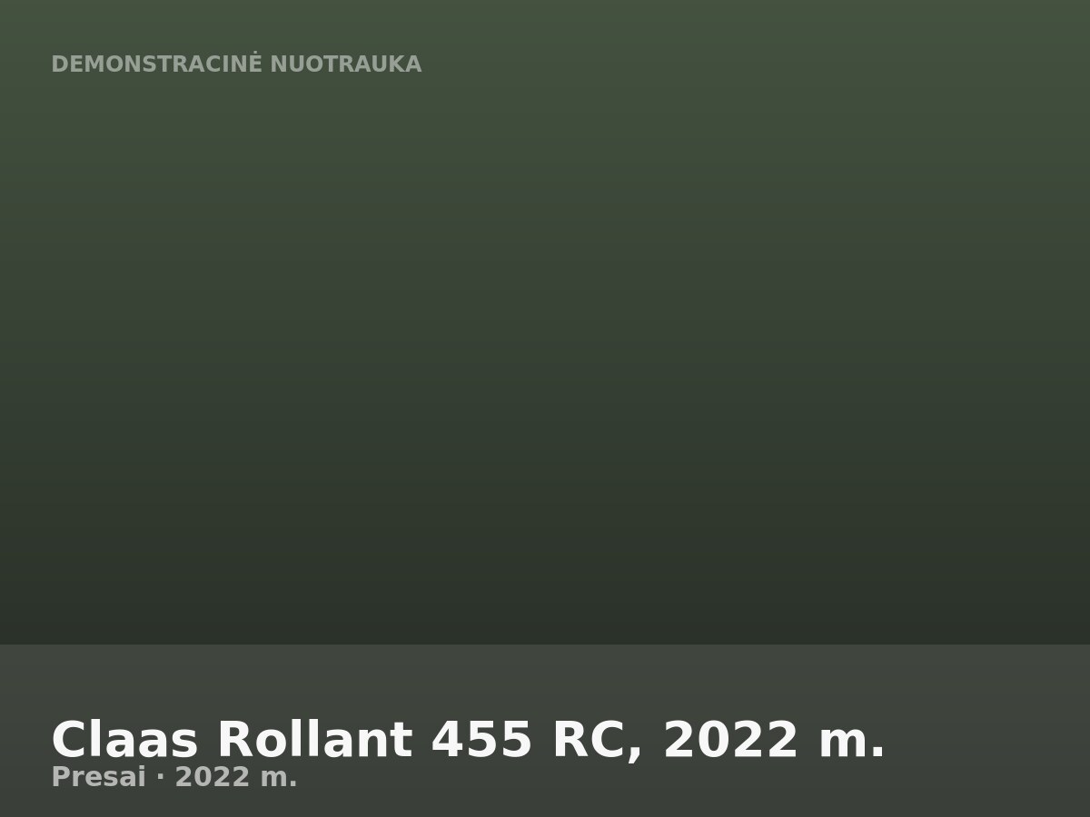 Claas Rollant 455 RC, 2022 m.