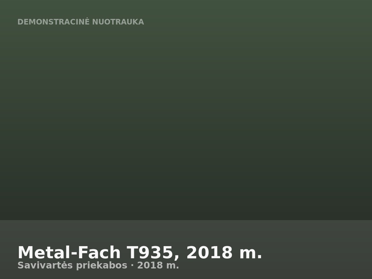 Metal-Fach T935, 2018 m.