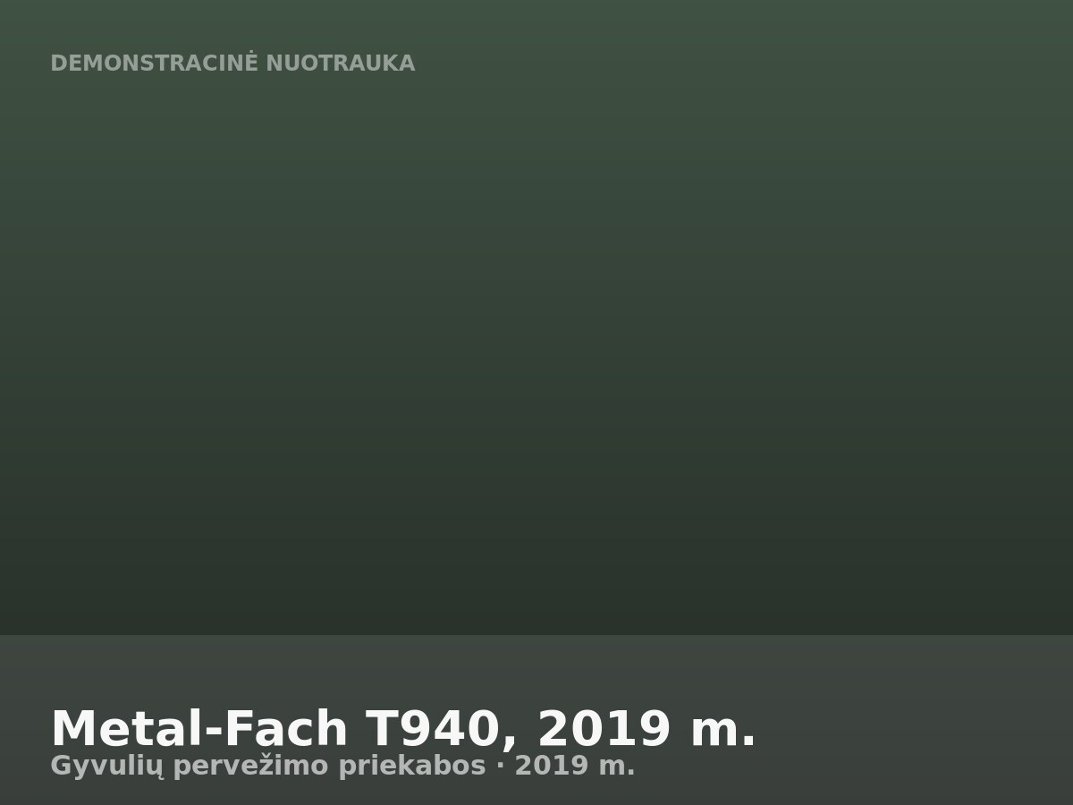 Metal-Fach T940, 2019 m.