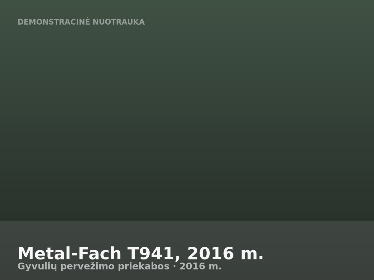 Metal-Fach T941, 2016 m.