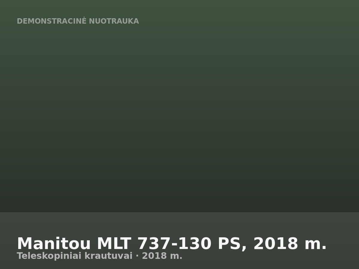 Manitou MLT 737-130 PS, 2018 m.