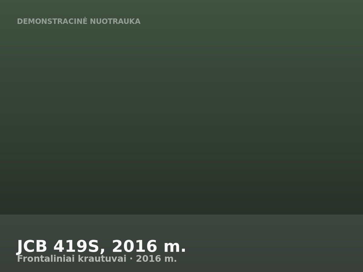 JCB 419S, 2016 m.