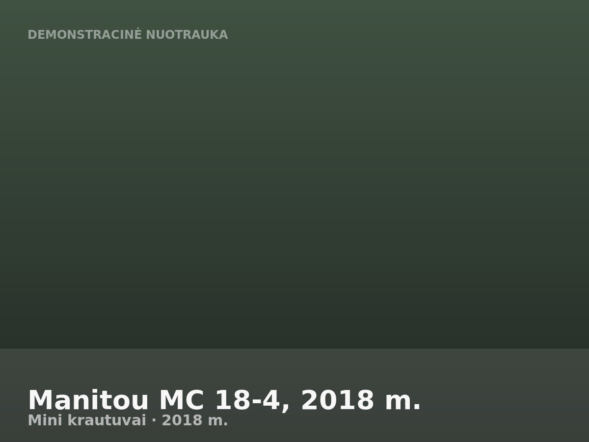 Manitou MC 18-4, 2018 m.