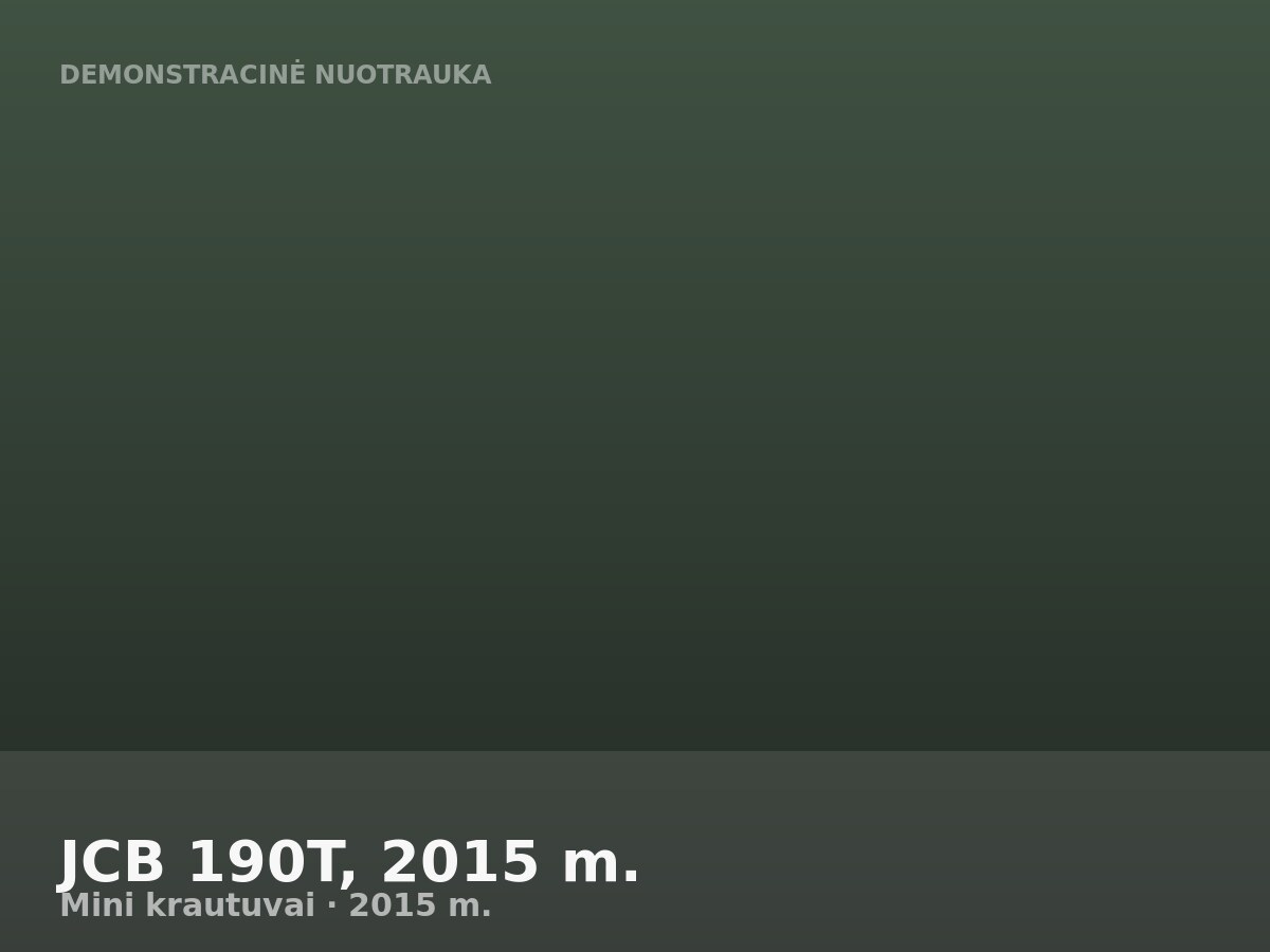 JCB 190T, 2015 m.