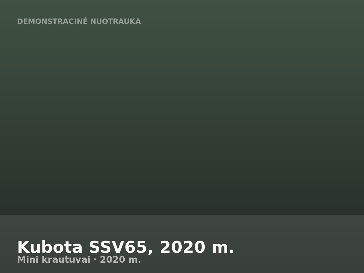 Kubota SSV65, 2020 m.