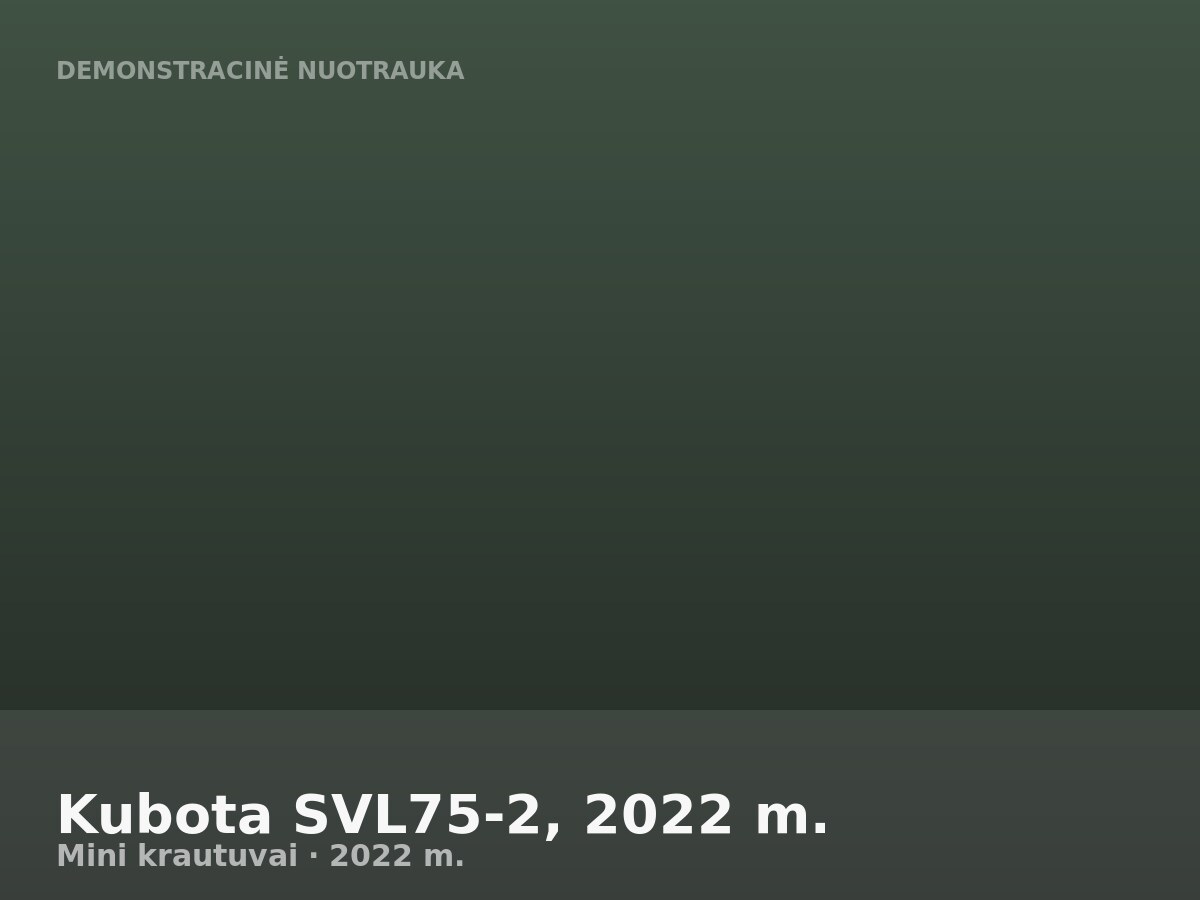 Kubota SVL75-2, 2022 m.